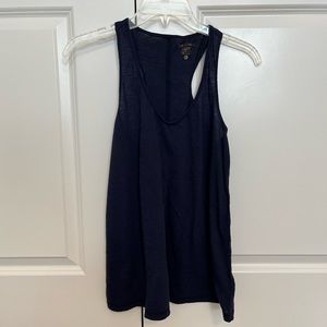 Lilly Pulitzer Anisa Luxletic Tank Navy Blue Size Small